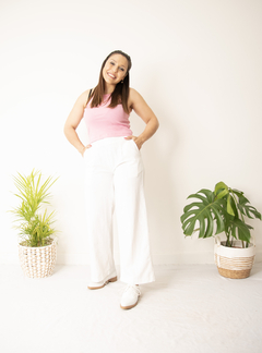 Pantalón Beach Blanco - comprar online