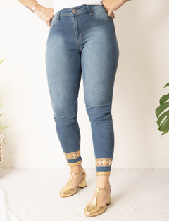 Jeans Bilbao con galón - comprar online