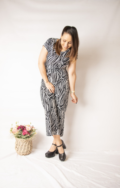 Pantalon Summer Estampado Negro Animal en internet