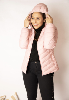 Campera Puffer Rosa