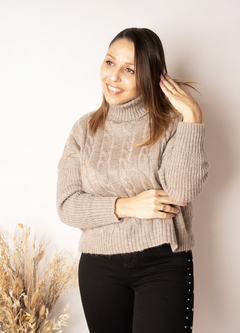 Sweater Mileva Taupe - comprar online