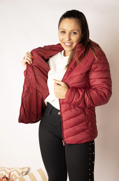 Campera Puffer Roja en internet