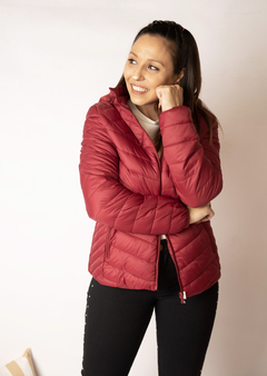 Campera Puffer Roja