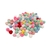 Pompons de Tule - Multicolorido 1cm - Pct com aprox 100 Und