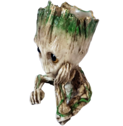 Groot Baby o pensador 15cm em resina vaso de plantas, porta caneta,  Bonecos Marvel Resina na internet