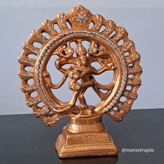 Shyva Nataraja no circulo de fogo G01 30 cm em gesso com adorno - comprar online