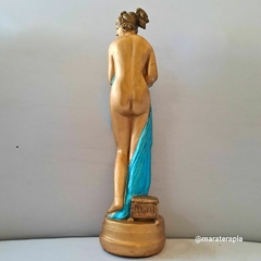 Afrodite a deusa de vênus grega 35cm azul 004