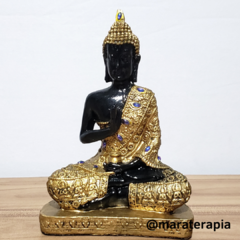 Buda mudra  21cm gesso e adorno MOD 02