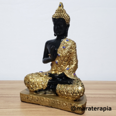 Buda mudra  21cm gesso e adorno MOD 02