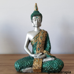 Buda tibetano 20cm resina e adorno MOD01