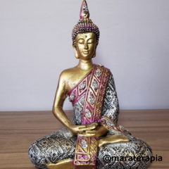 Buda tibetano 20cm resina e adorno MOD06
