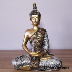 Buda tibetano 20cm resina e adorno MOD07