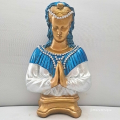 Busto de Santa Sara kali 30cm em gesso com adorno M05 001