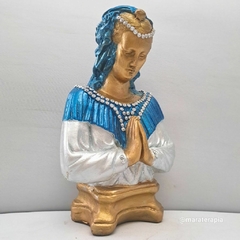 Busto de Santa Sara kali 30cm em gesso com adorno M05 002