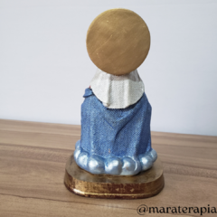Busto Sagrado Coração De Maria 17cm, resina, com adorno - Maraterapia presentes wicca I budismo I umbanda I católico I decoração I antiguidades I animais