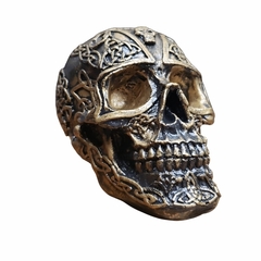 Skull, crânio caveira radioativa  14 cm   resina - Maraterapia presentes wicca I budismo I umbanda I católico I decoração I antiguidades I animais