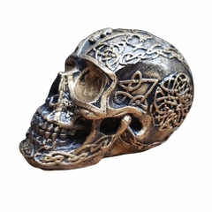 Skull, crânio caveira radioativa  14 cm   resina - loja online