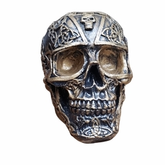 Imagem do Skull, crânio caveira radioativa  14 cm   resina