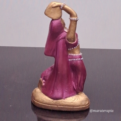 Imagem do Cigana do baralho M01 20cm em gesso com adorno