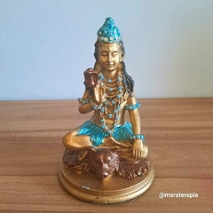 Shiva hindu  13cm em resina importada com adorno / escultura / estatua / imagem