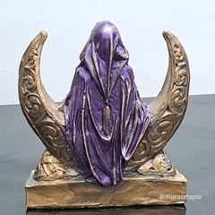 Deusa Morgana I Deus da Lua M01 20cm em gesso com adorno - loja online