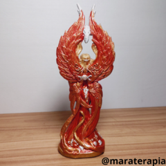 deusa Morrígan Alada I Deusa Da Morte M01 32cm resina - loja online