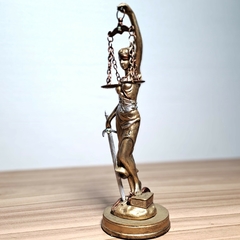 Deusa Themis (têmis) deusa da Justiça 21cm em resina - Maraterapia presentes wicca I budismo I umbanda I católico I decoração I antiguidades I animais