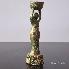 Estatueta I escultura I estatua da deusa wicca M02 20cm em gesso - comprar online