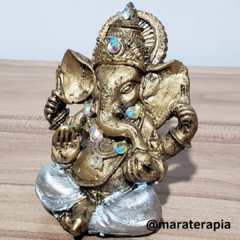 Ganesha P02 9cm resina e adorno - Maraterapia presentes wicca I budismo I umbanda I católico I decoração I antiguidades I animais