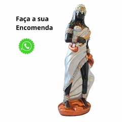 Imagem de iansã de Balé 40cm em gesso com adorno - comprar online