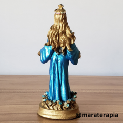 Iemanjá M01 15cm em resina e adorno - Maraterapia presentes wicca I budismo I umbanda I católico I decoração I antiguidades I animais