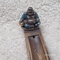 incensário barra budinha M01 26x5cm em resina artesanal