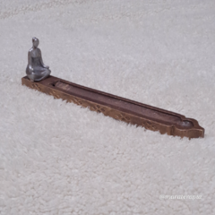 incensário barra meditação M01 26x5cm em resina artesanal