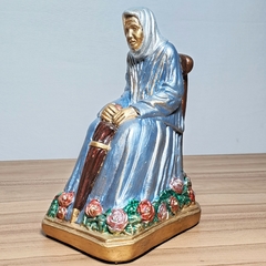 Nhá Chica Francisca de Paula de Jesus  20Cm gesso com adorno M01