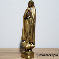 Nossa Senhora de Fatima mod 01 30cm gesso e adorno na internet