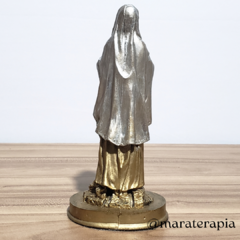 Nossa Senhora de Lourdes mod 001 20 cm resina, com adorno - Maraterapia presentes wicca I budismo I umbanda I católico I decoração I antiguidades I animais