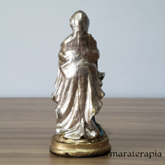 Nossa Senhora de Lourdes mod 002 15 cm resina, com adorno - Maraterapia presentes wicca I budismo I umbanda I católico I decoração I antiguidades I animais