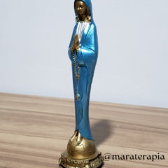 Nossa Senhora do Silencio mod 01 20cm resina e adorno