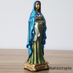 Nossa Senhora do Ó / Nossa Sra. Gravida mod 01 15cm resina, e adornos