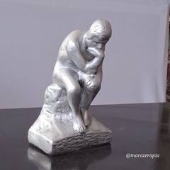 Escultura O Pensador de Auguste Rodin M01 20 Cm em gesso - comprar online