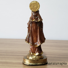 Santa Clara mod 001 15cm resina e adorno - Maraterapia presentes wicca I budismo I umbanda I católico I decoração I antiguidades I animais