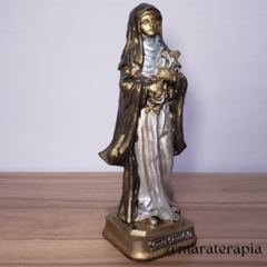 Santa Terezinha mod 01 20cm resina com adorno artesanal - comprar online