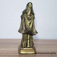 Santa Terezinha mod 01 20cm resina com adorno artesanal - Maraterapia presentes wicca I budismo I umbanda I católico I decoração I antiguidades I animais