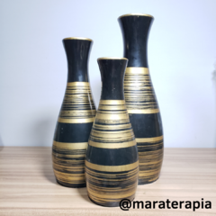 Trio de vaso decorativo tamanho G mod 02