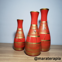 trio de vaso decorativo tamanho M mod 04 - comprar online