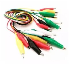 Cables cocodrilo 50cm Pack 10u - comprar online