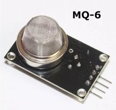 Sensor Gas MQ-6 (GLP, isobutano, Propano, Hidrógeno, alcohol, CO)