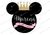 Kit imprimible Minnie Princesa Disney coronas doradas - comprar online