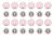 Kit Imprimible Comunión Rayas rosa y gris en internet