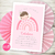 Kit Imprimible arcoiris angelita rosa angel niña nena rosa pastel estampita invitacion tarjeta digital bautismo bautizo comunion